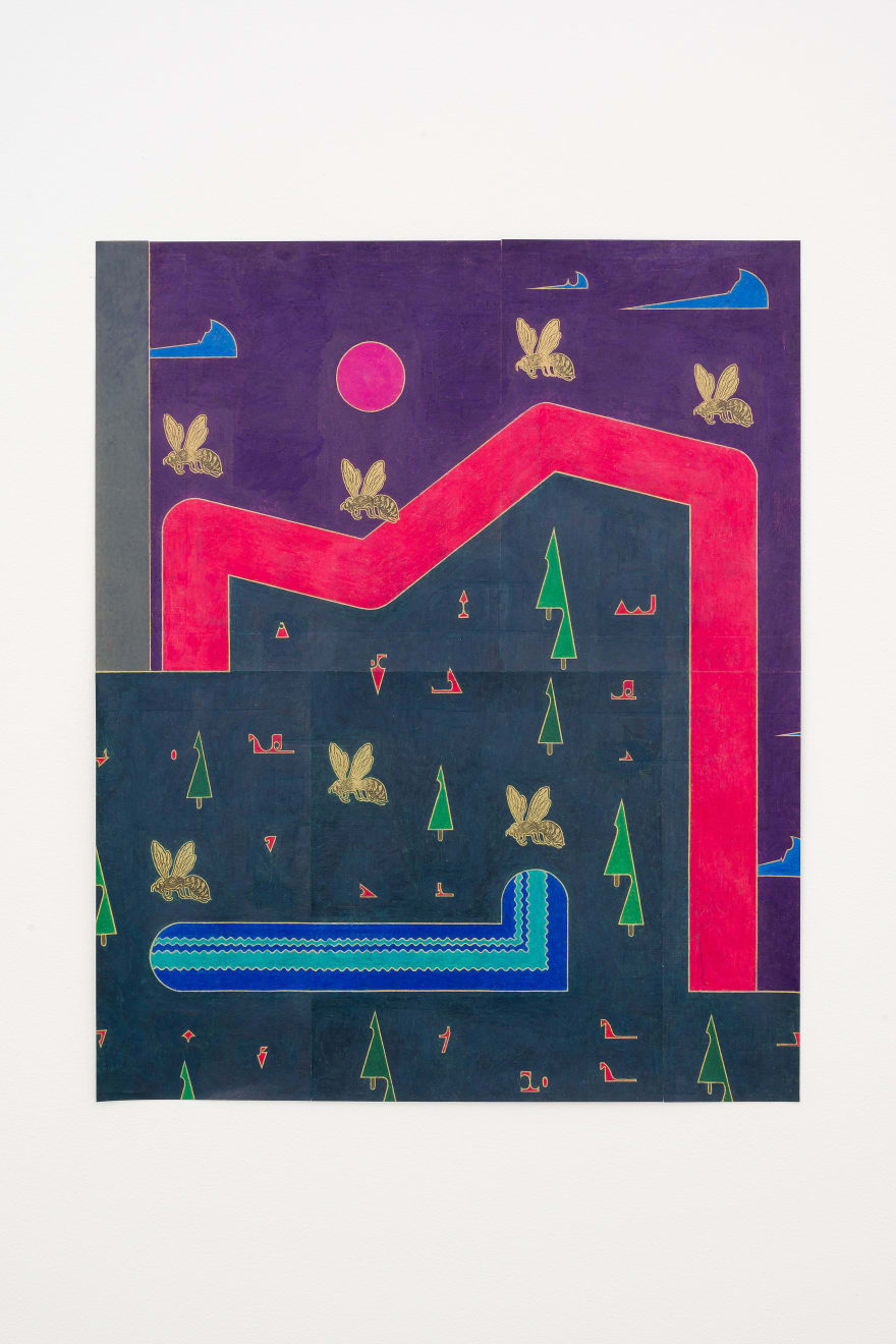 Toru Otani, Night Forest, 2022