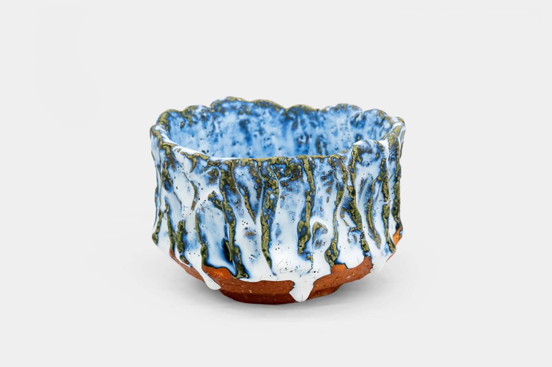 Satoru Hoshino, Chawan - Spring Snow 24-2, 2024