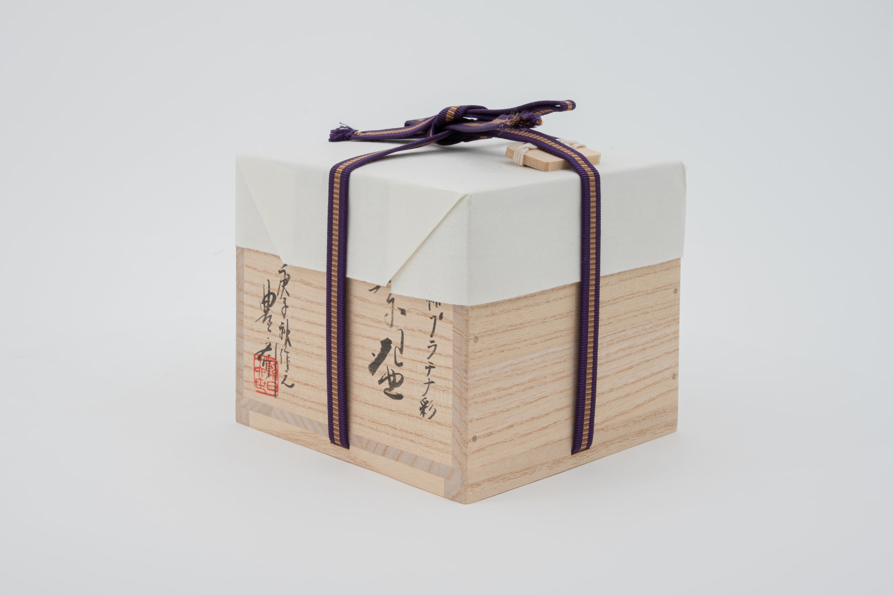 Hosai Matsubayashi XVI, Geppaku glaze with platinum Chawan / 茶盌　月白釉流シプラチナ彩, 2020