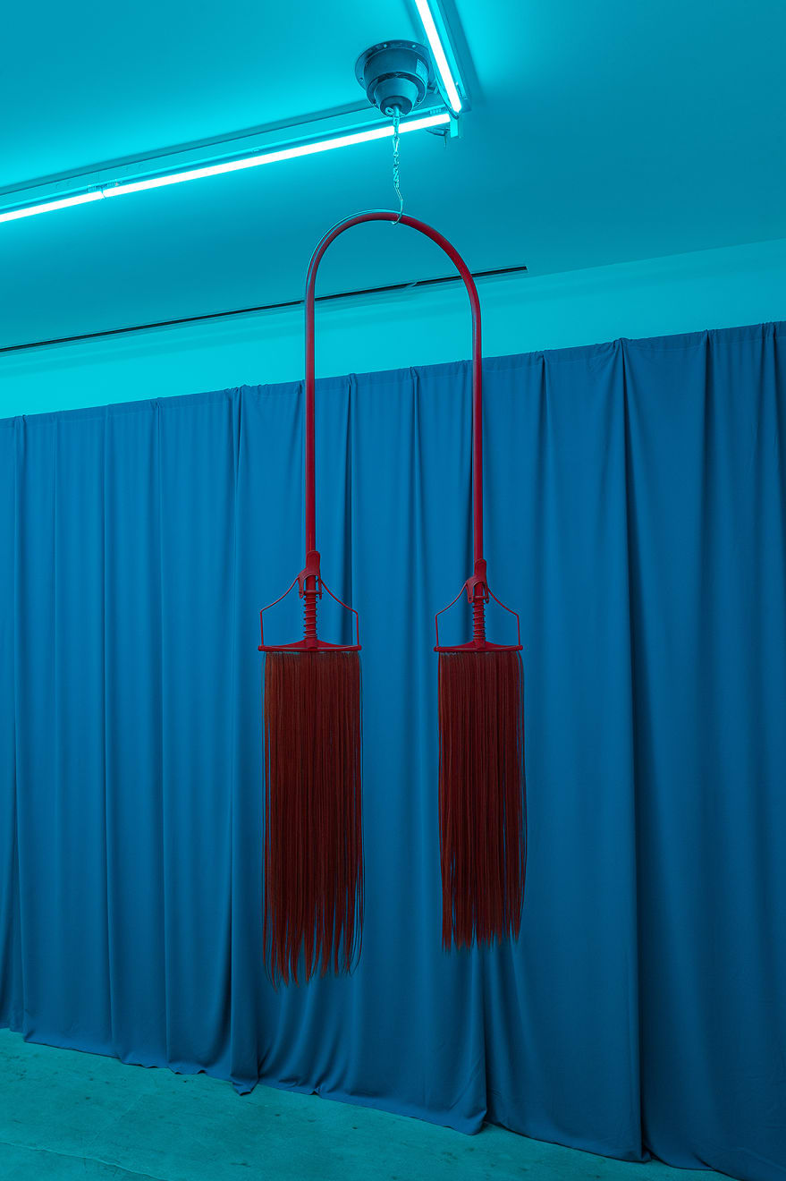 Takuro Tamayama, Spinning Mop (Red hair), 2019
