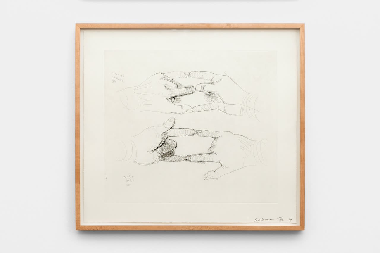 Bruce Nauman, Untitled (from 'Fingers and Holes'), 1994