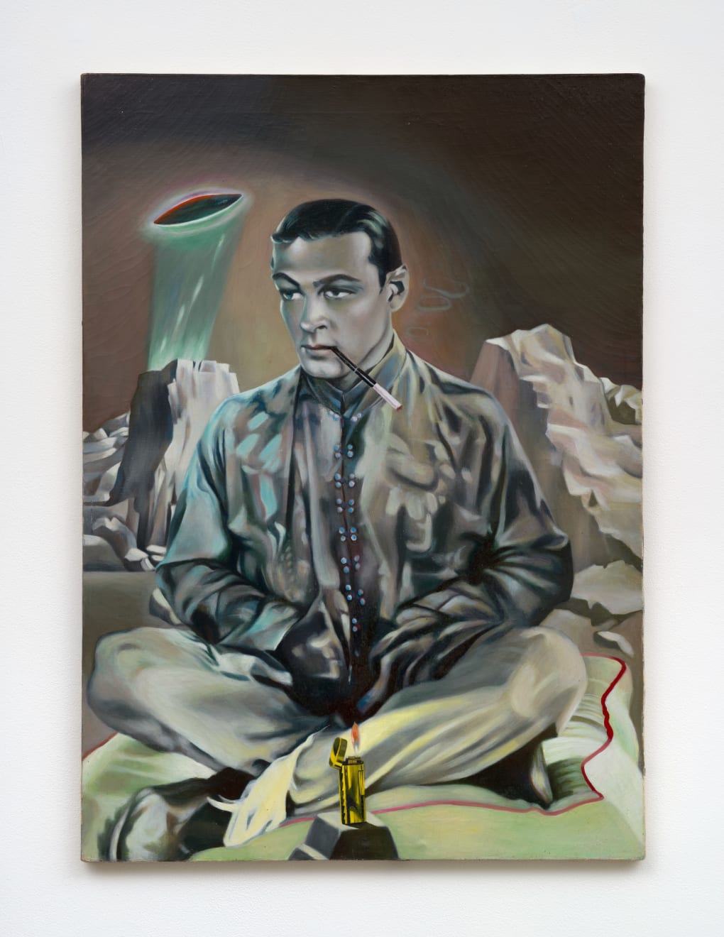 Sawako Goda, Painting for the advertisement of Prince Lighter プリンスライター, n.d.