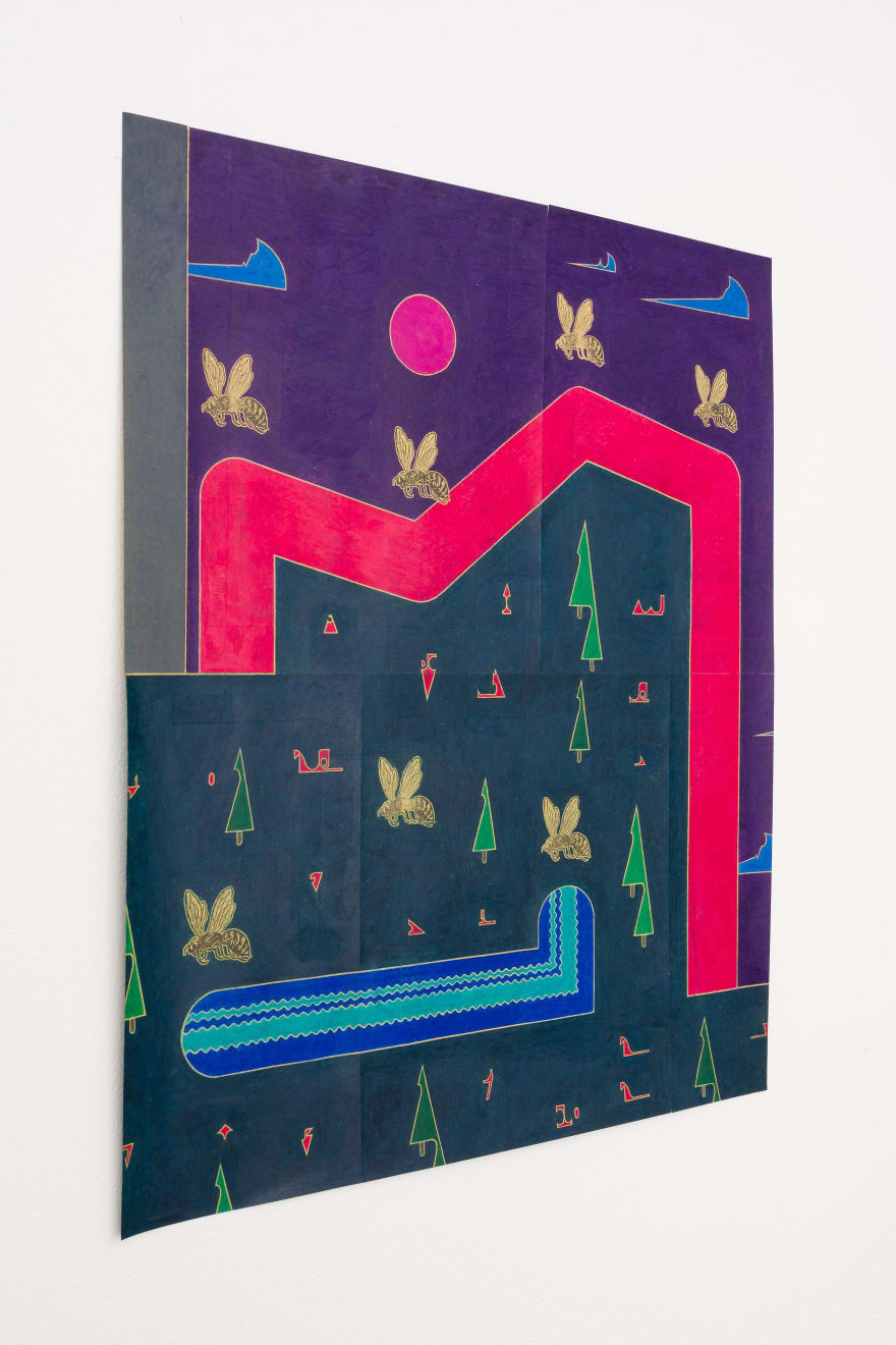 Toru Otani, Night Forest, 2022