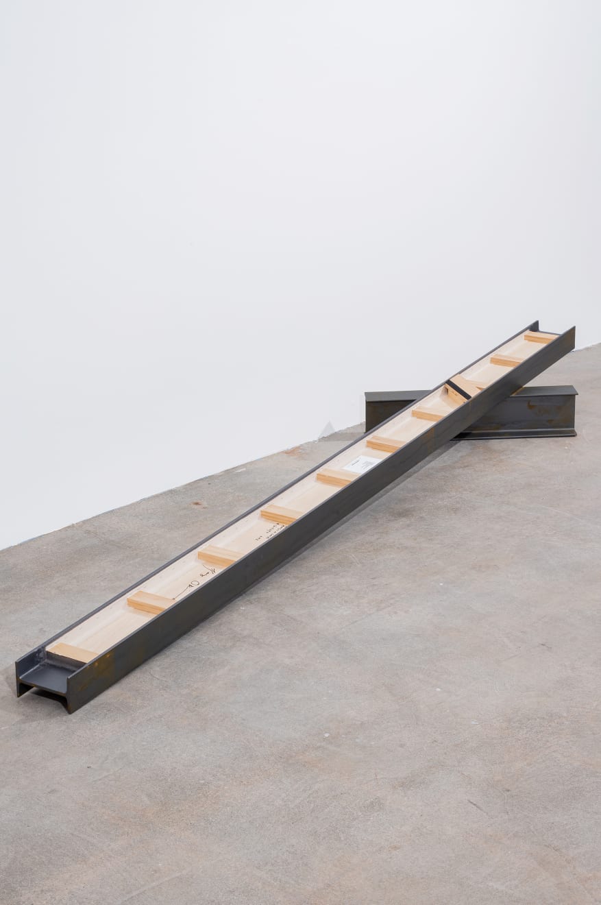 Kaz Oshiro, Untitled (Steel Beams), 2016