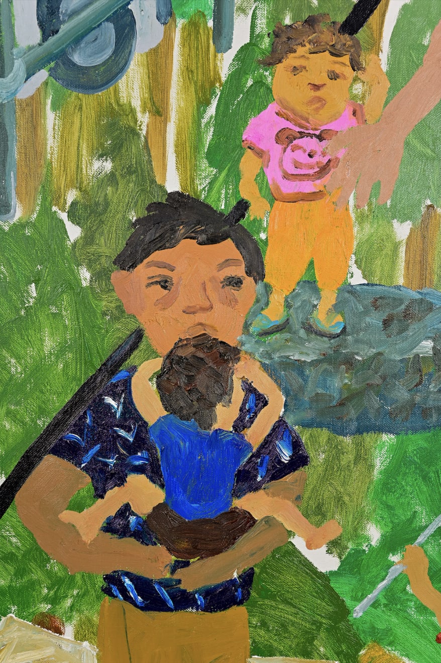 Kyoko Idetsu, 森を見て木を見ず (Looking at the forest without seeing the tree), 2018