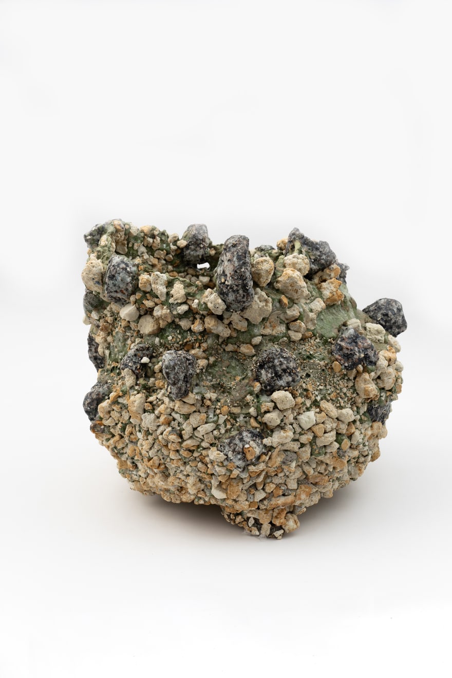 Masaomi Yasunaga, Vessel Fused with Stone, 2023