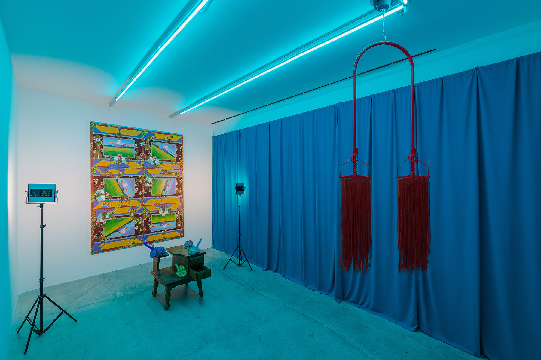 Takuro Tamayama, Spinning Mop (Red hair), 2019