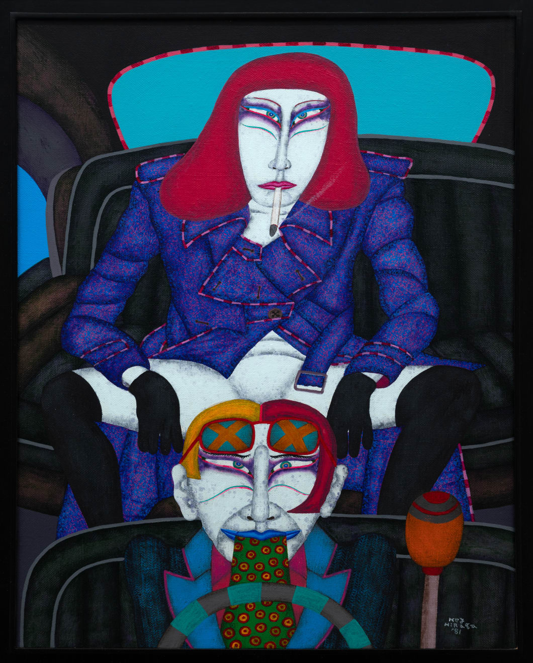 Key Hiraga, Inside the Car, 1981