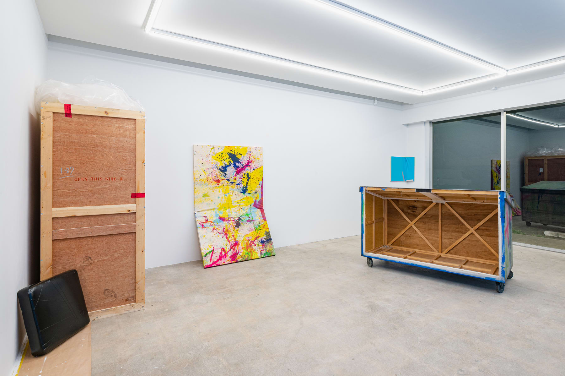 Kaz Oshiro, Dunmpster, (Green with Navy Swoosh), 2014