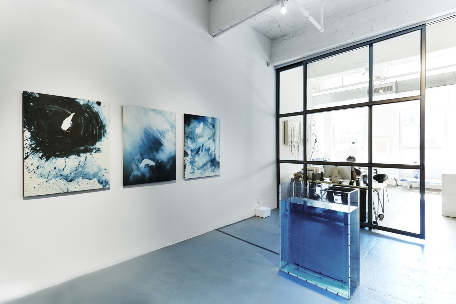 Kunié Sugiura, Water tank, with choice of 2 prints from Namu series, 1992