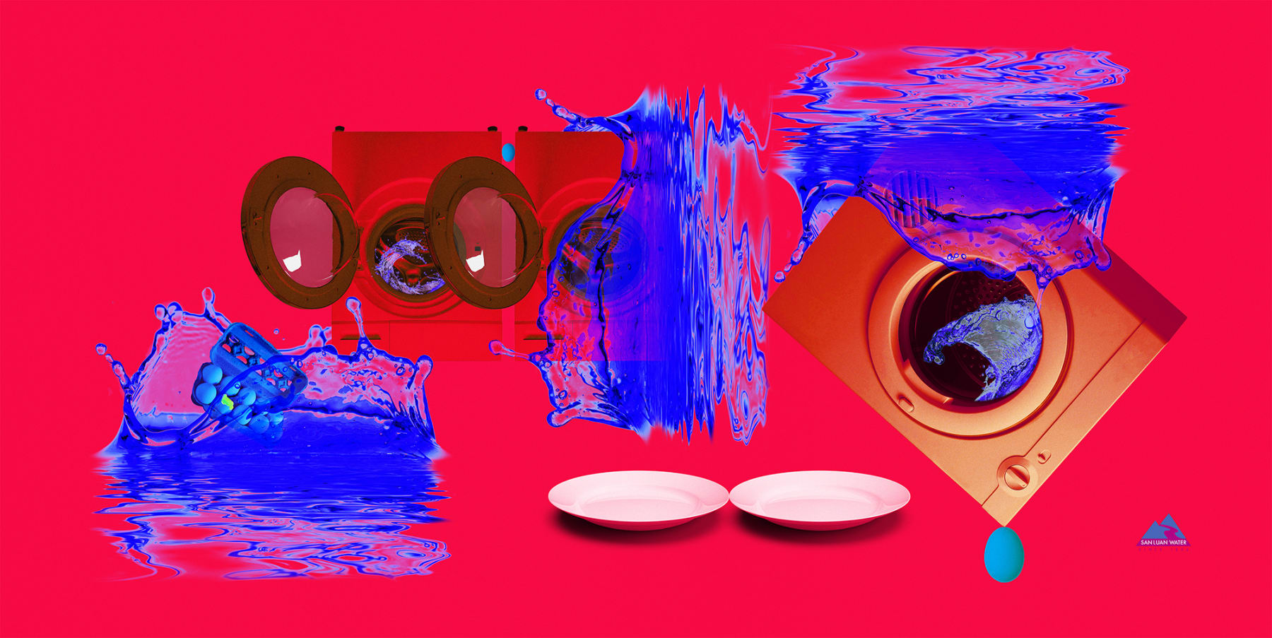 Takuro Tamayama, Watering (Red), 2019