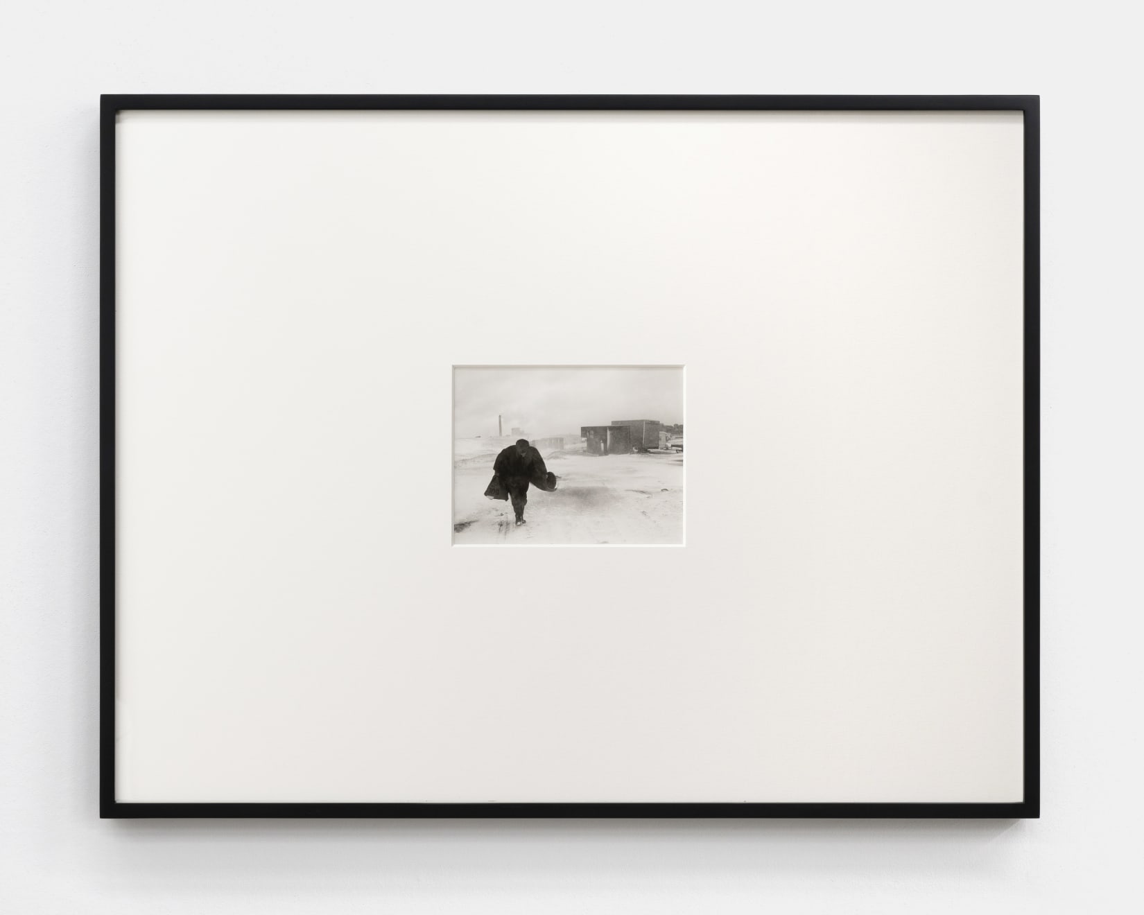 Chris Killip, Seacoal, Cookie in the snow, Lynemouth, Northumberland , 1980
