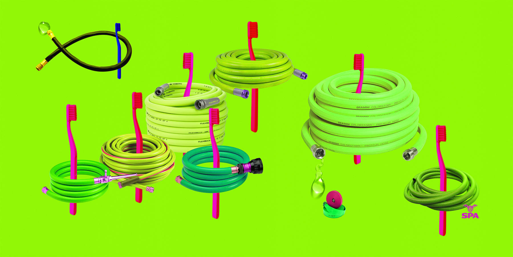 Takuro Tamayama, Watering (Green), 2019