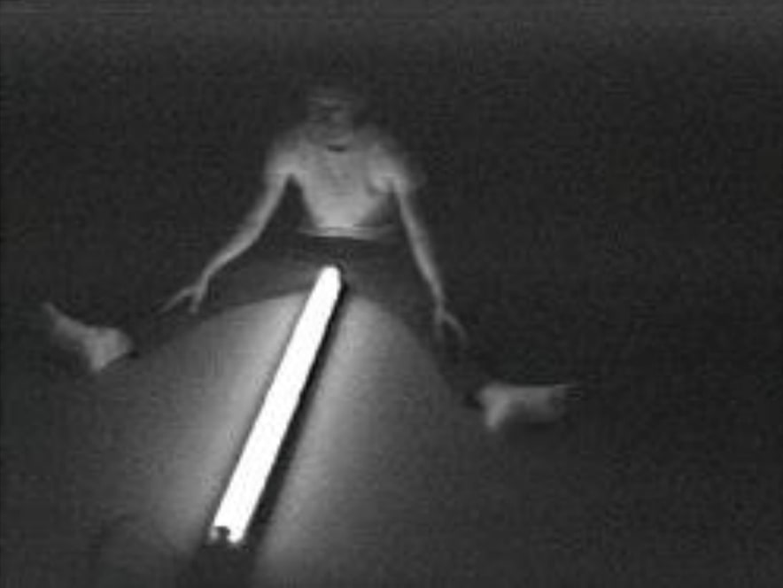 Bruce Nauman, Manipulating a Fluorescent Tube, 1969