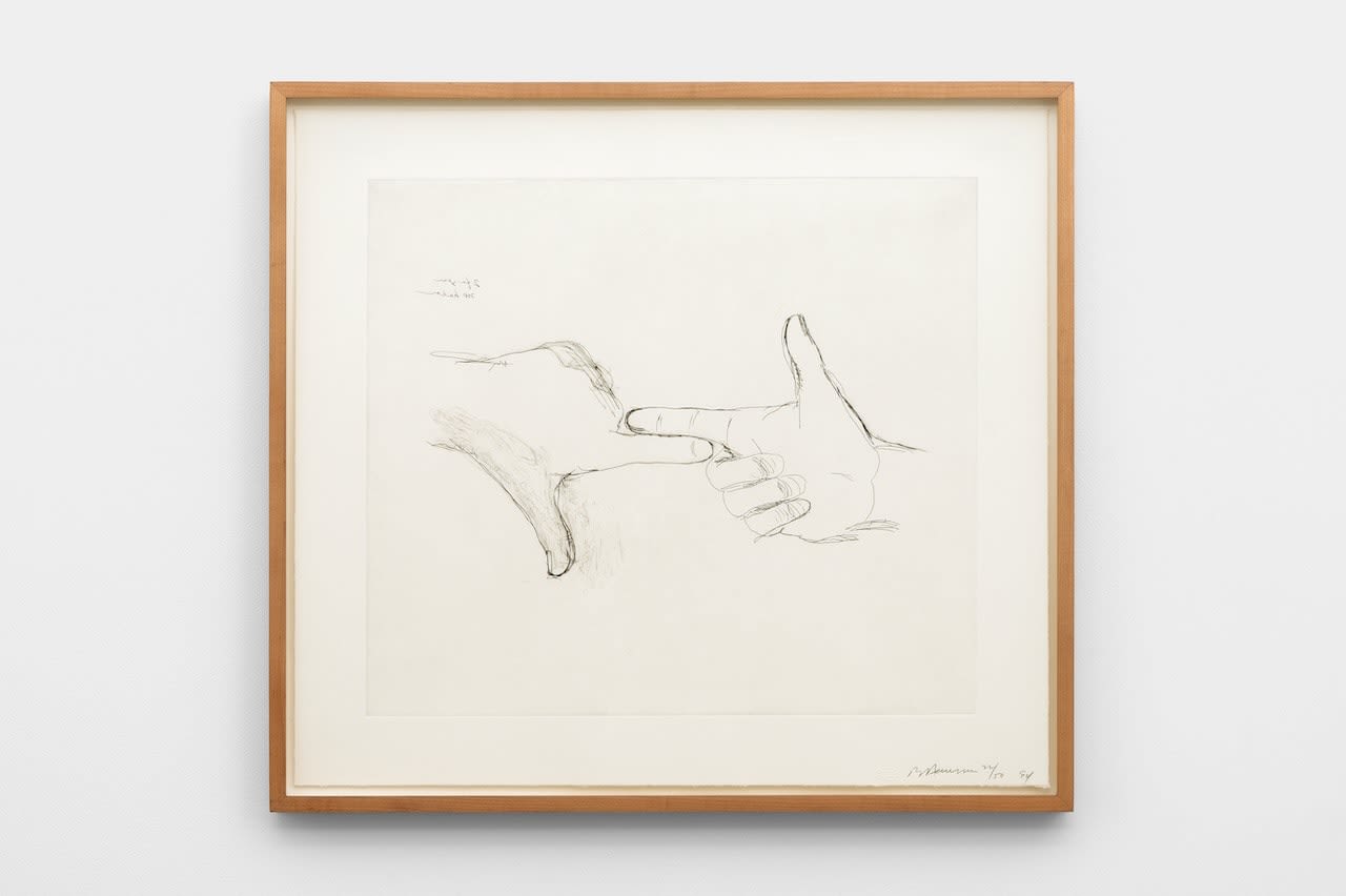 Bruce Nauman, Untitled (from 'Fingers and Holes'), 1994