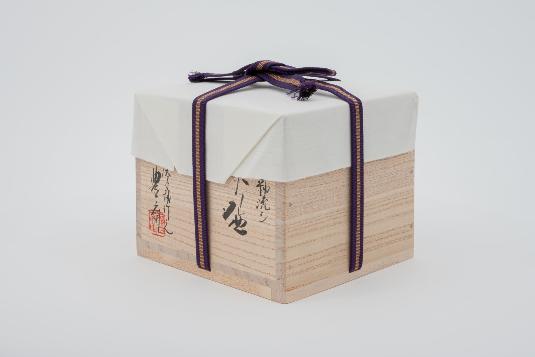 Hosai Matsubayashi XVI, Geppaku glaze Chawan / 月白釉流シ 茶碗, 2020