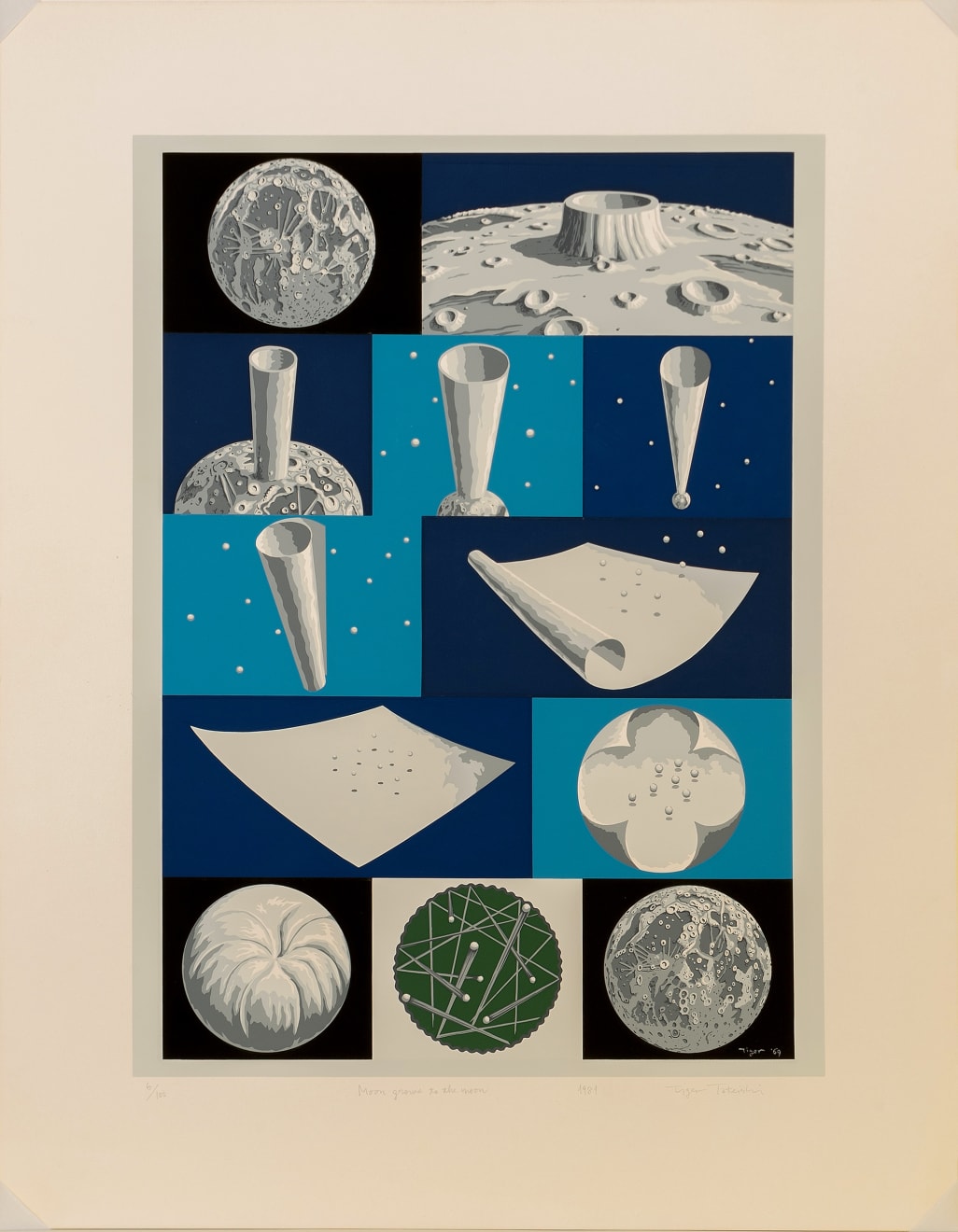 【超新作】 COMIX TIM RISE MOON MARTI 絵画 - 絵画 2019 絵画