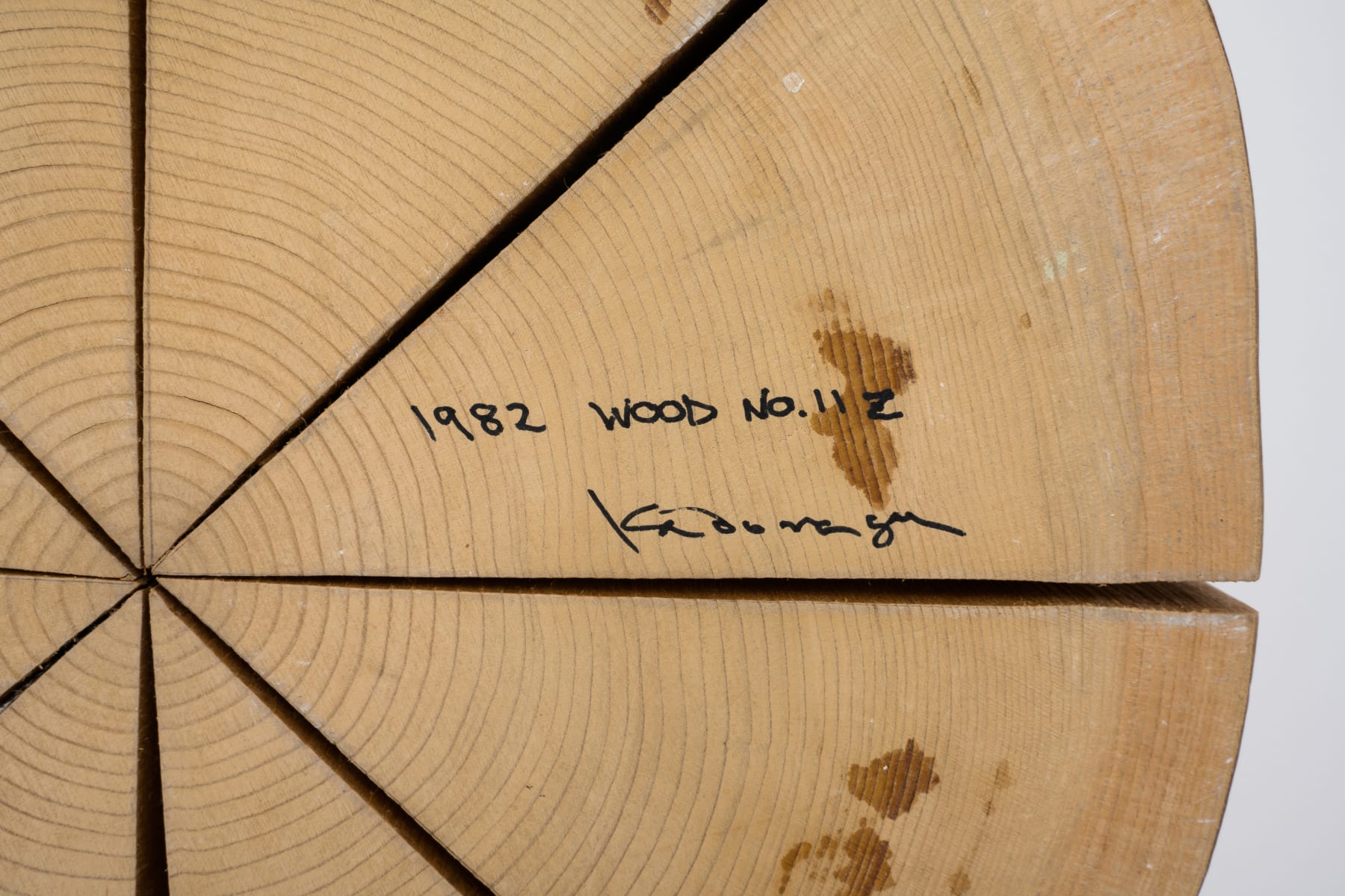 Kazuo Kadonaga, Wood No. 11 Z, 1982