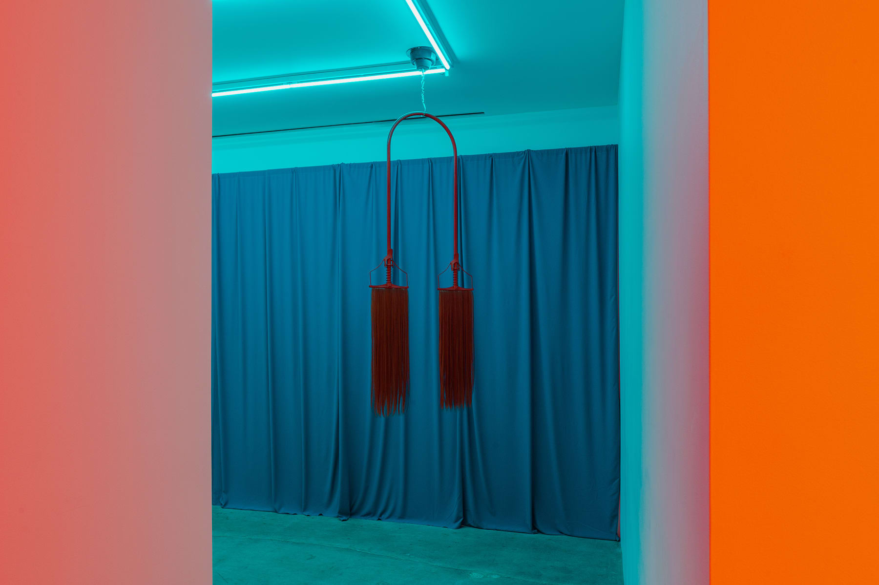 Takuro Tamayama, Spinning Mop (Red hair), 2019