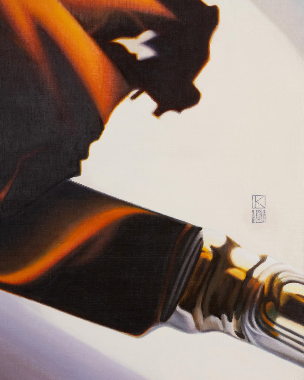 Kaoru Ueda, Flame on a Plate A, 1988