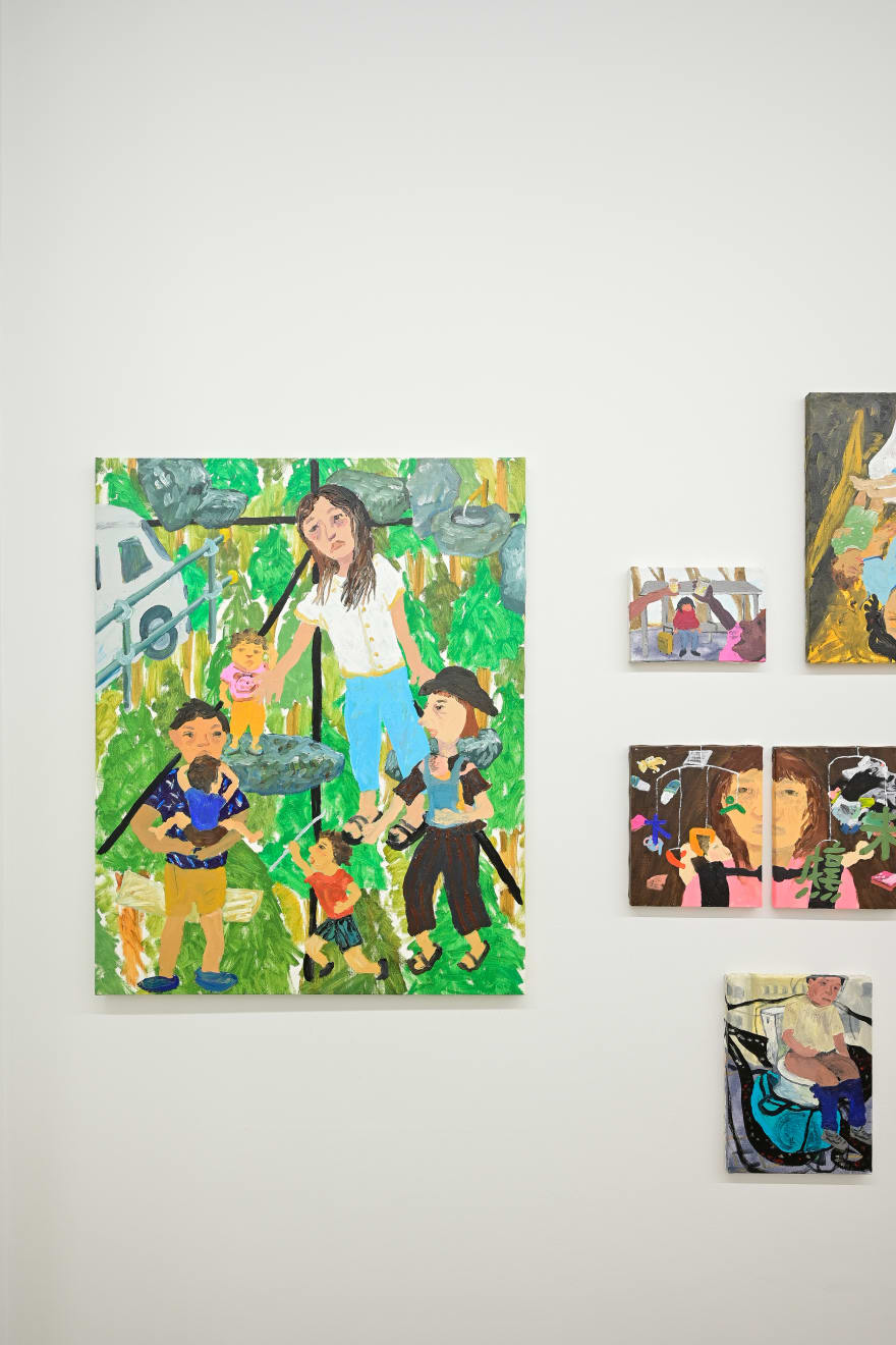 Kyoko Idetsu, 森を見て木を見ず (Looking at the forest without seeing the tree), 2018