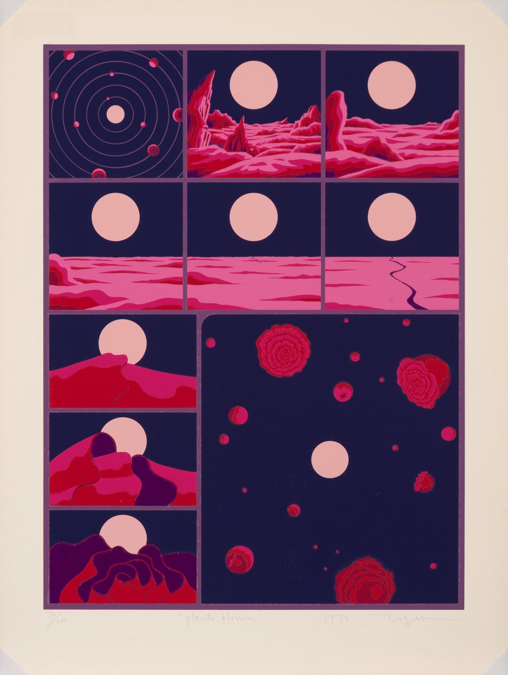 Tiger Tateishi, Planets Blossom, 1973