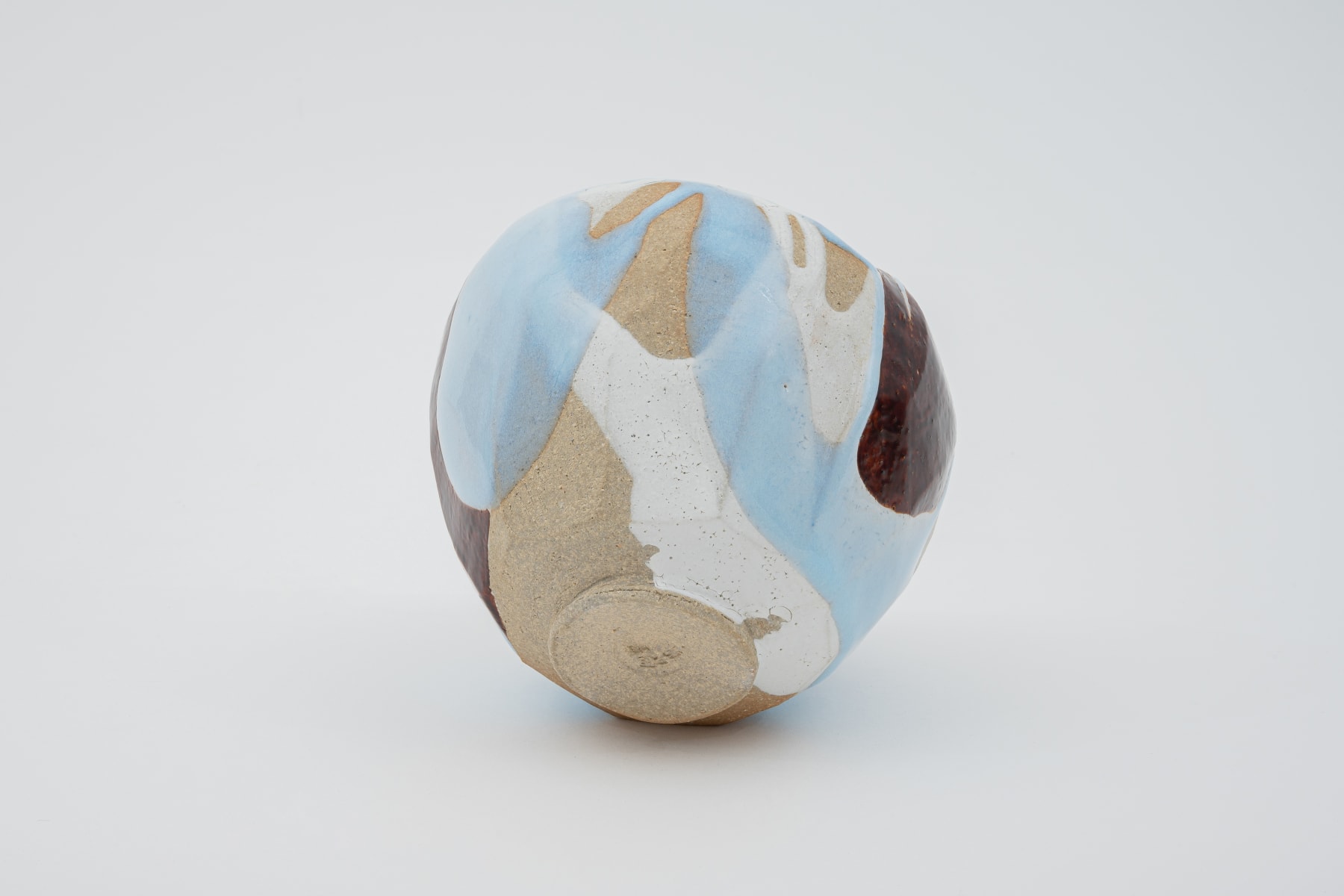 Hosai Matsubayashi XVI, Geppaku glaze with lacquer / 茶盌　陶漆合作　塗　西村圭功, 2020