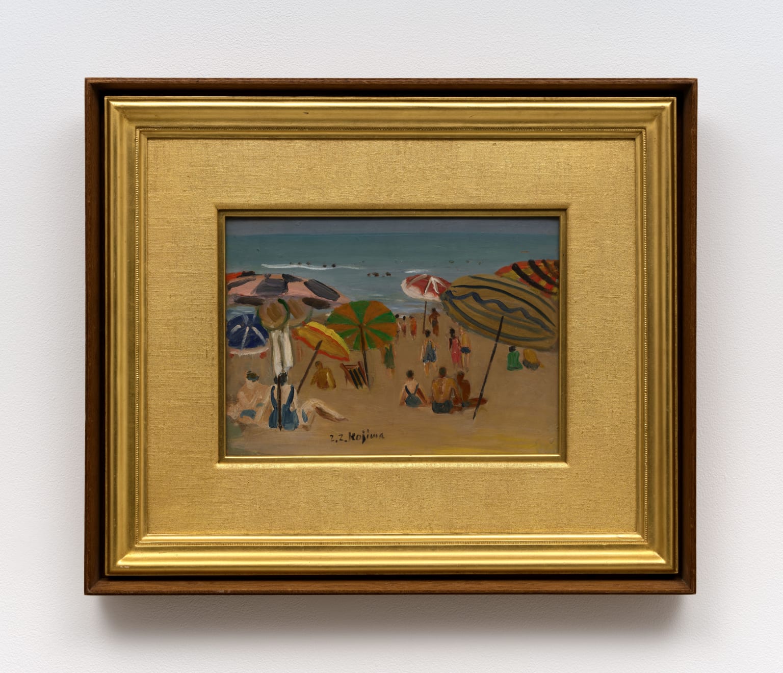 期間限定のお買い得商品 Zenzaburo Kojima, ビーチ・パラソール Beach Umbrellas, 1932 絵画