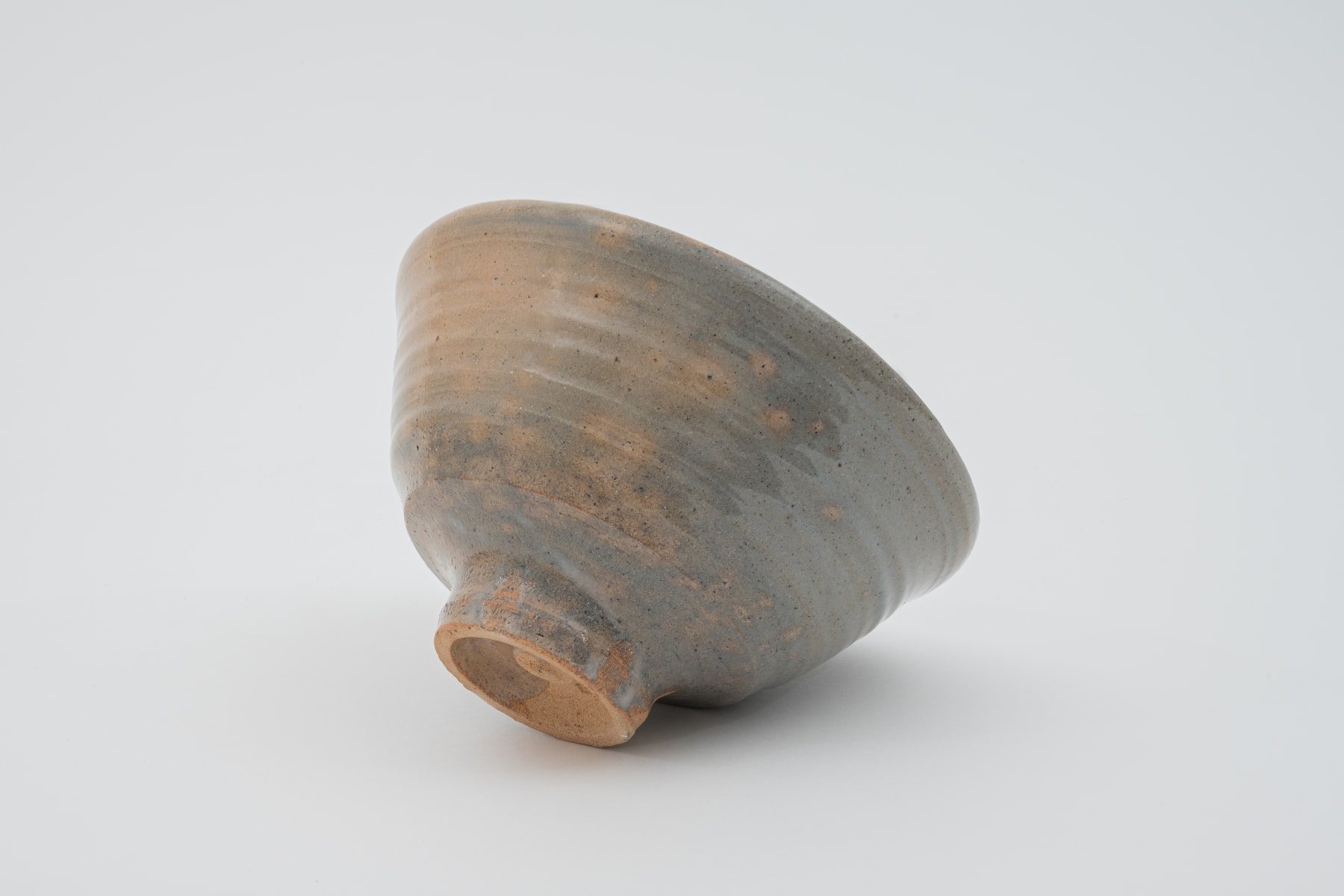 Hosai Matsubayashi XVI, Beni Kase Tea bowl (red deer back herame) / 茶盌　鹿背箆目, 2020