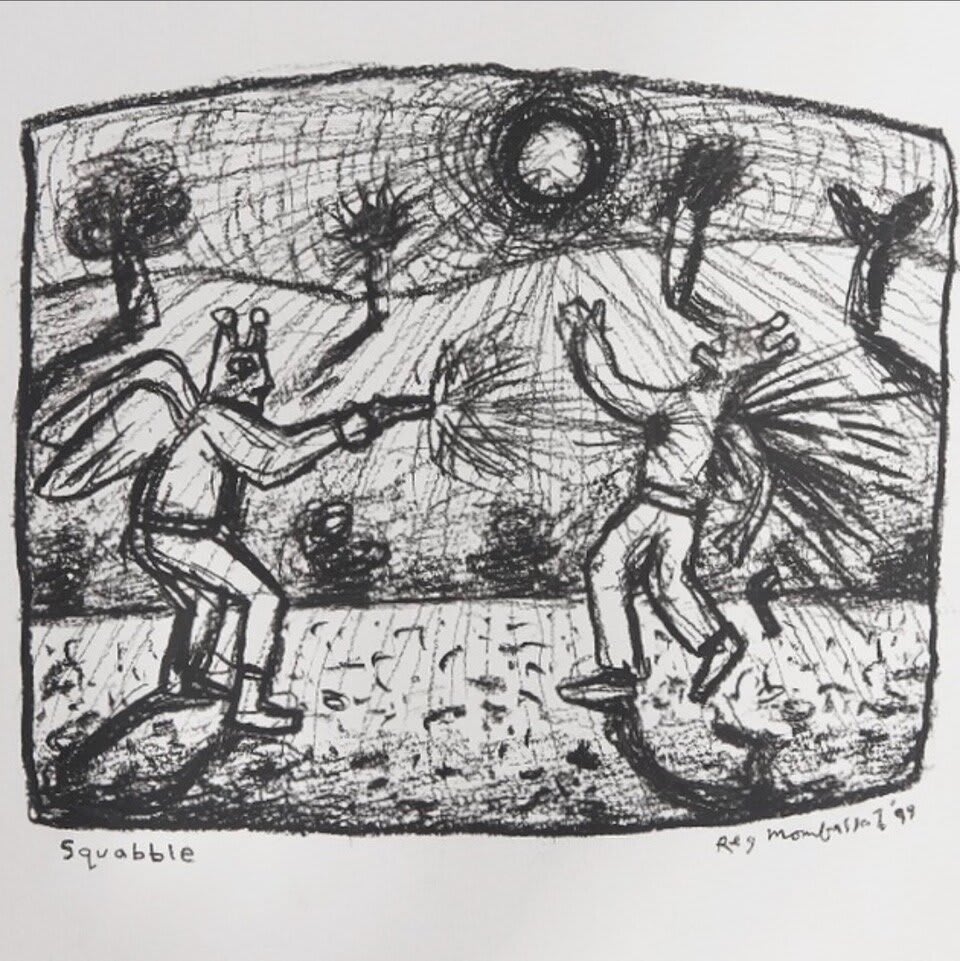 Reg Mombassa, Squabble, 1997