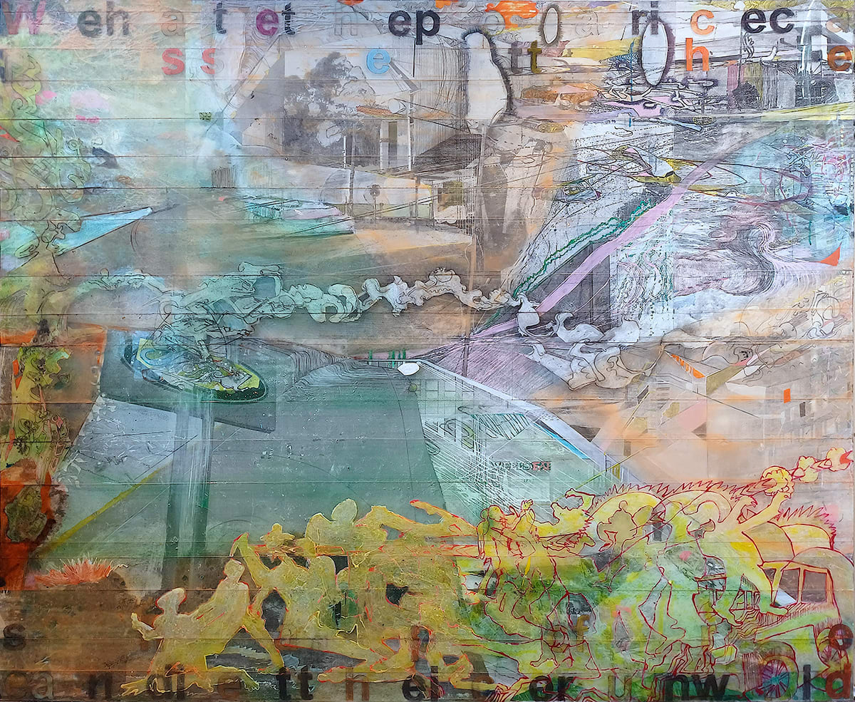 Alex Hamilton, We hate the polar ice caps, set the shapes free and let the ice run wild, 2024