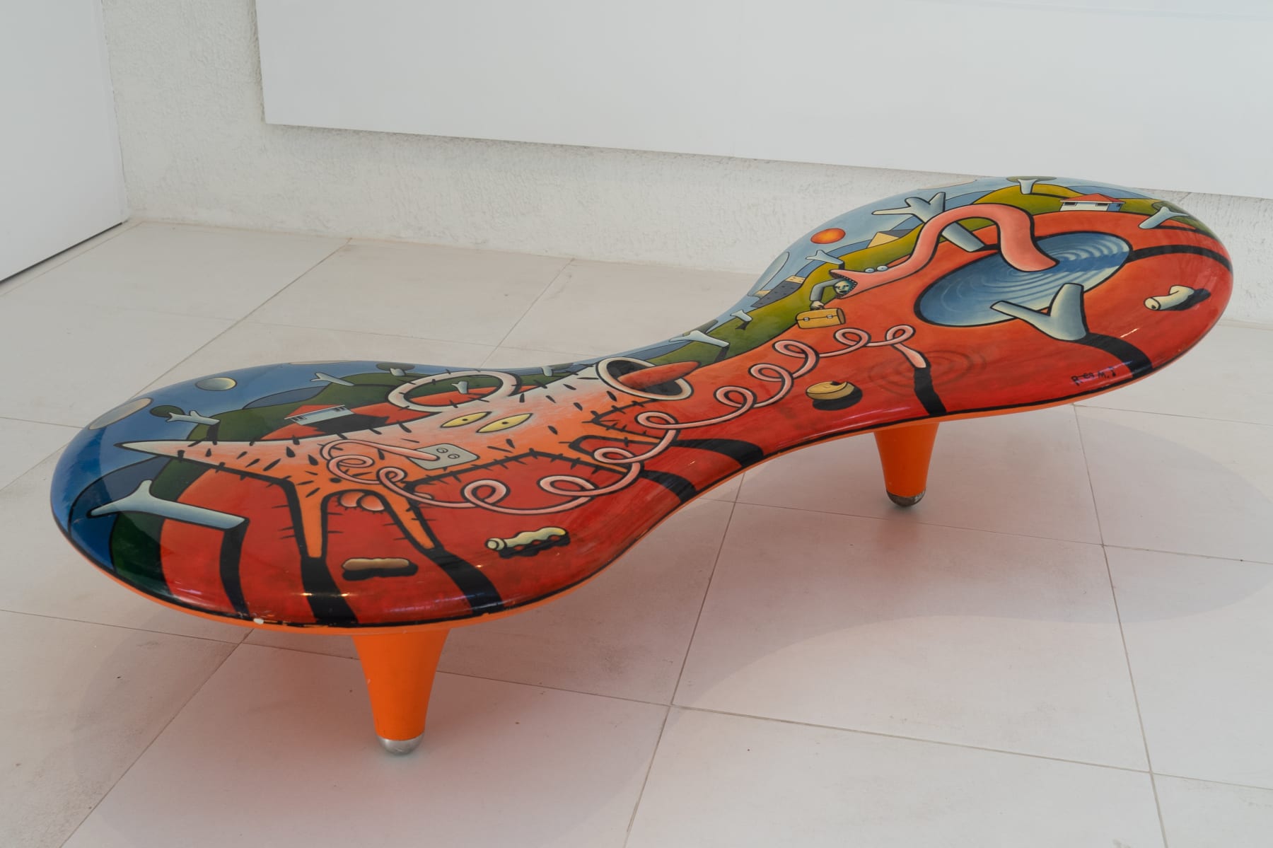 Reg Mombassa X Marc Newson, Couch, 1996