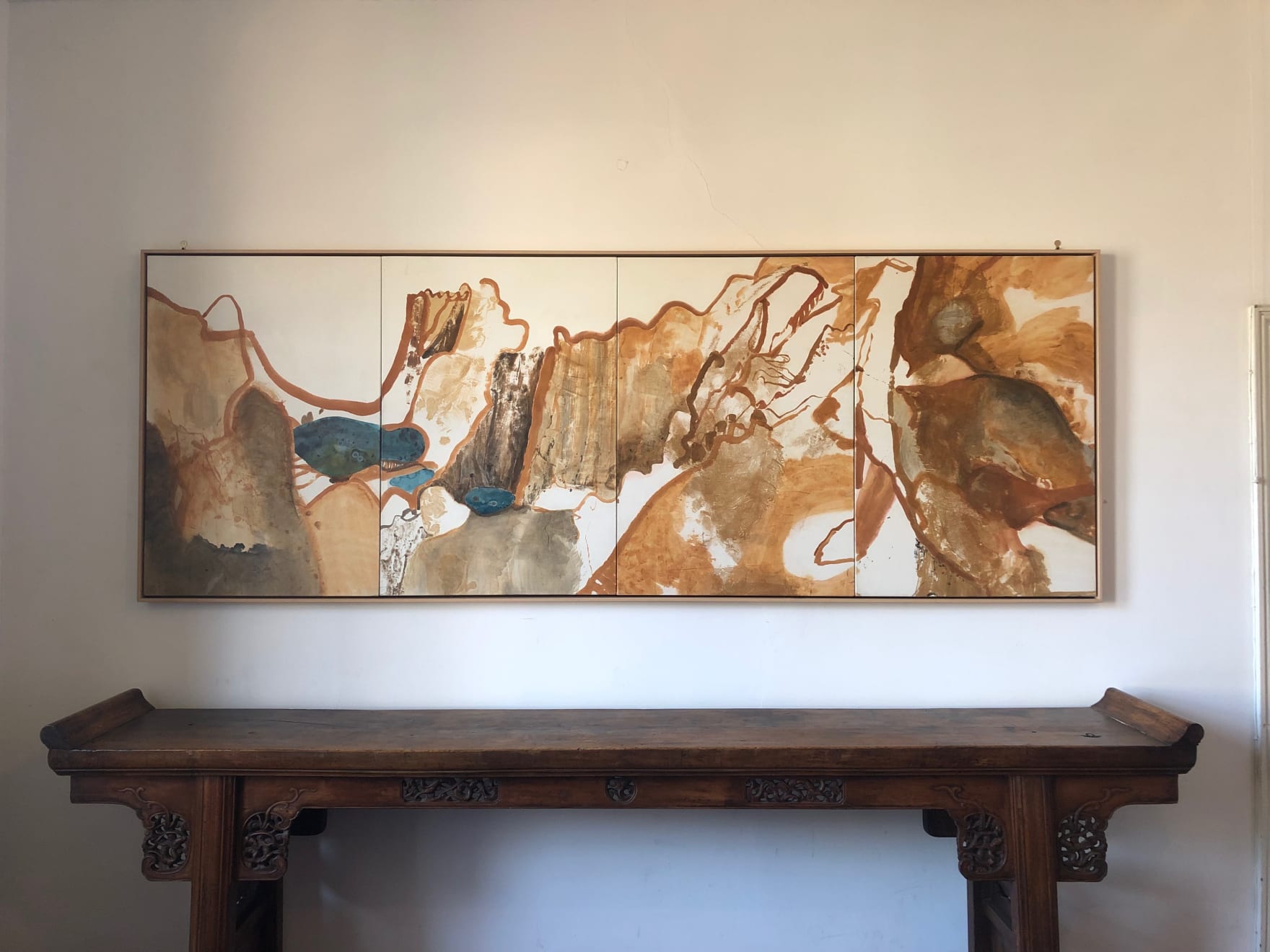 Christophe Stibio, Barrarrana Gorge (quadriptych), 1995