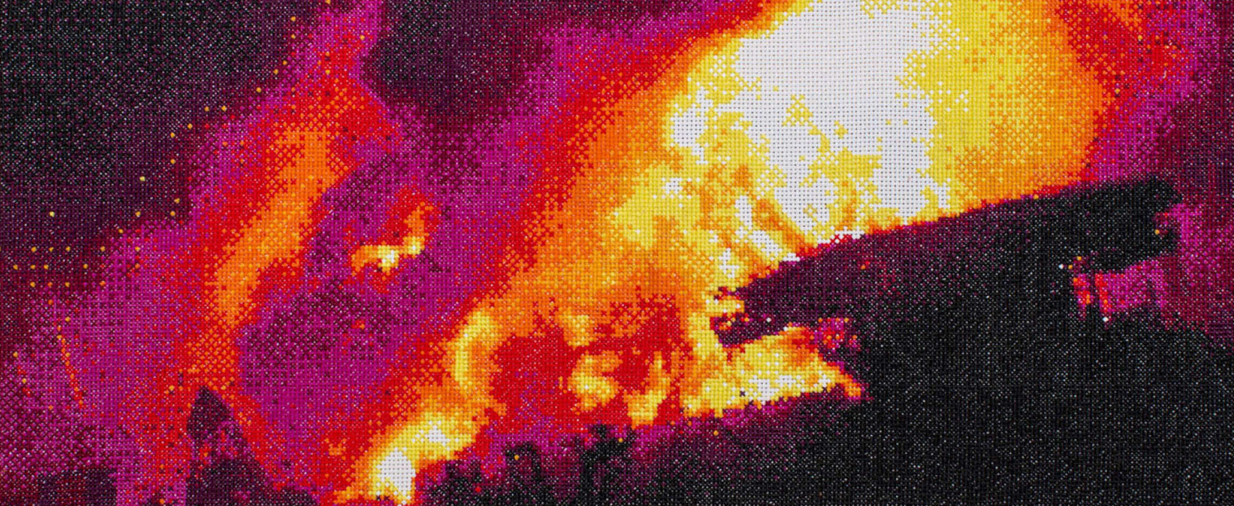 Claire Healy and Sean Cordeiro, Tapestry of Disaster, BP spill, 2013