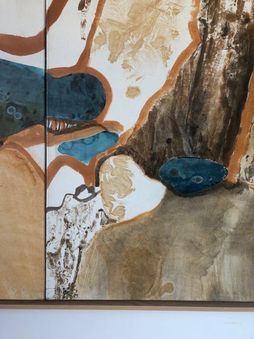 Christophe Stibio, Barrarrana Gorge (quadriptych), 1995