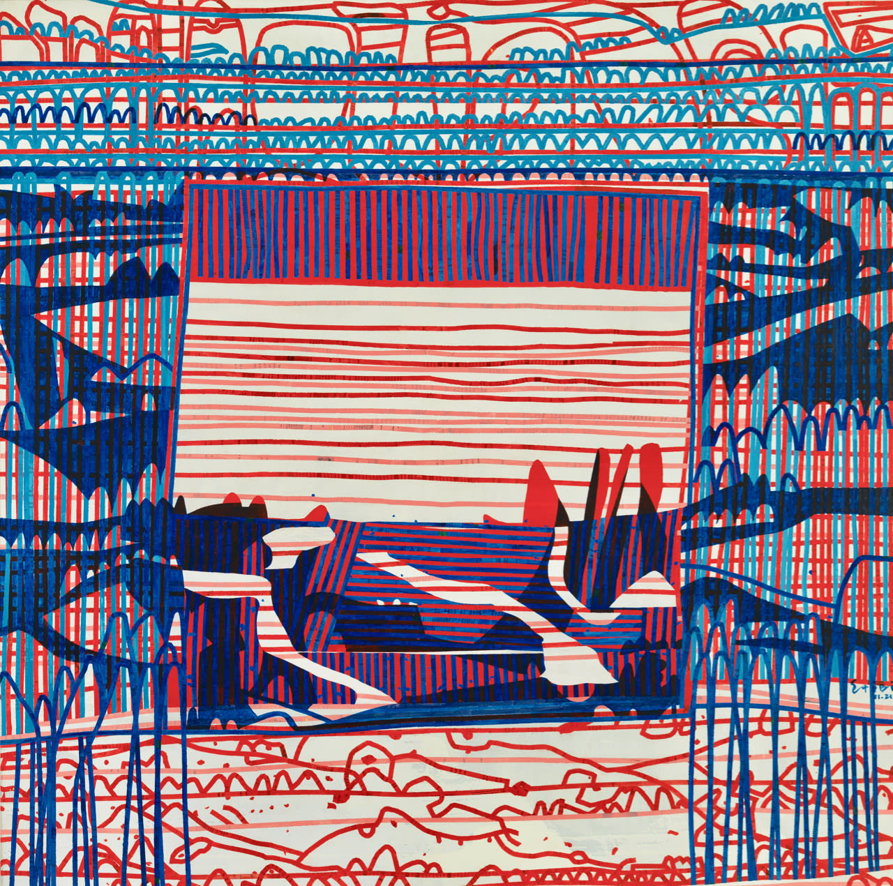 Christophe Stibio, Worturpa Gorge 6.53pm, 2021