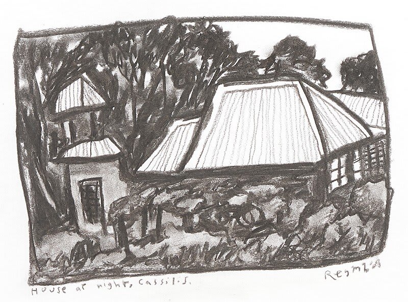 Reg Mombassa, House at Night Cassilis, 2008