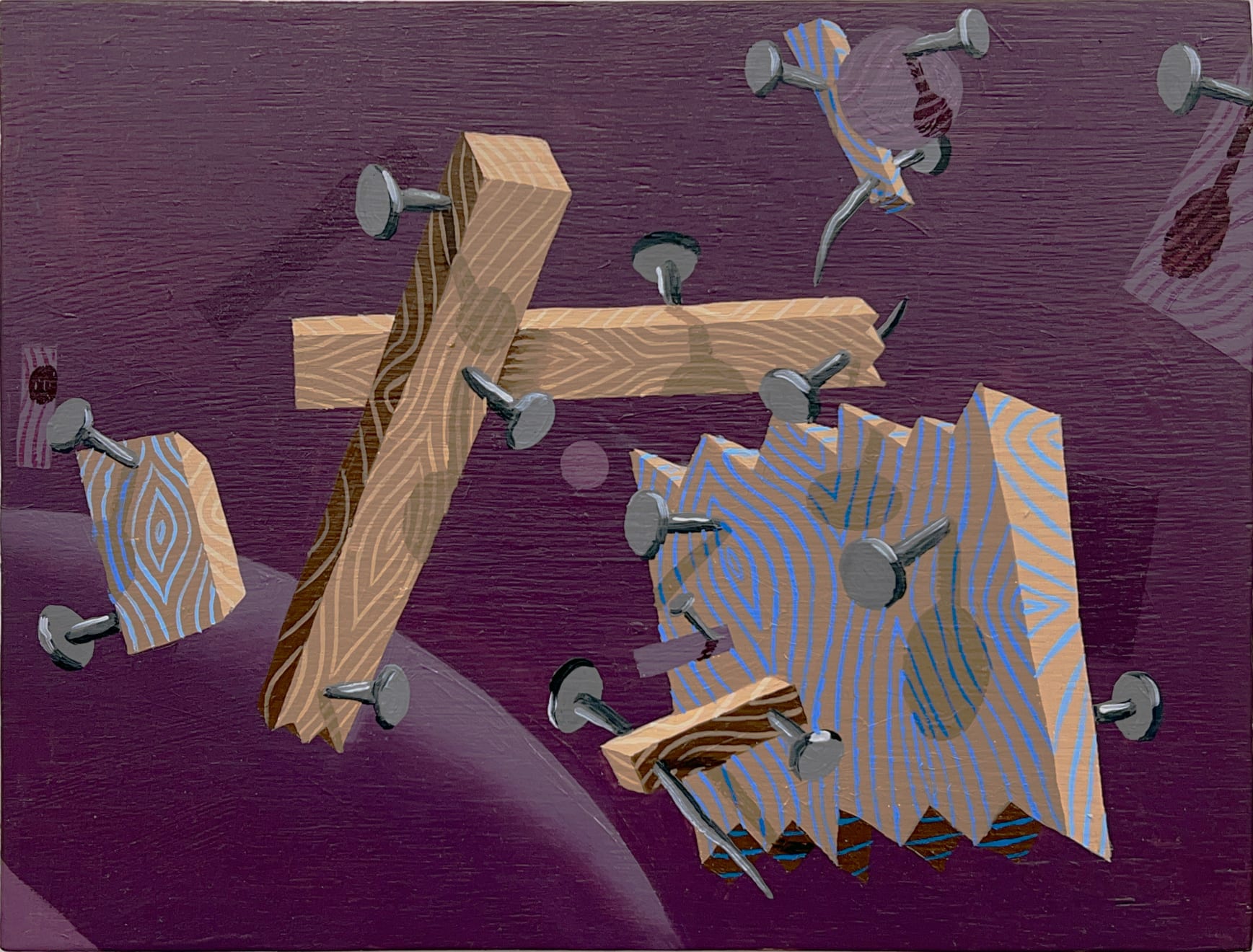 Matthew Couper, Cosmic Composition with Dissovling Planes S-512C, 2024