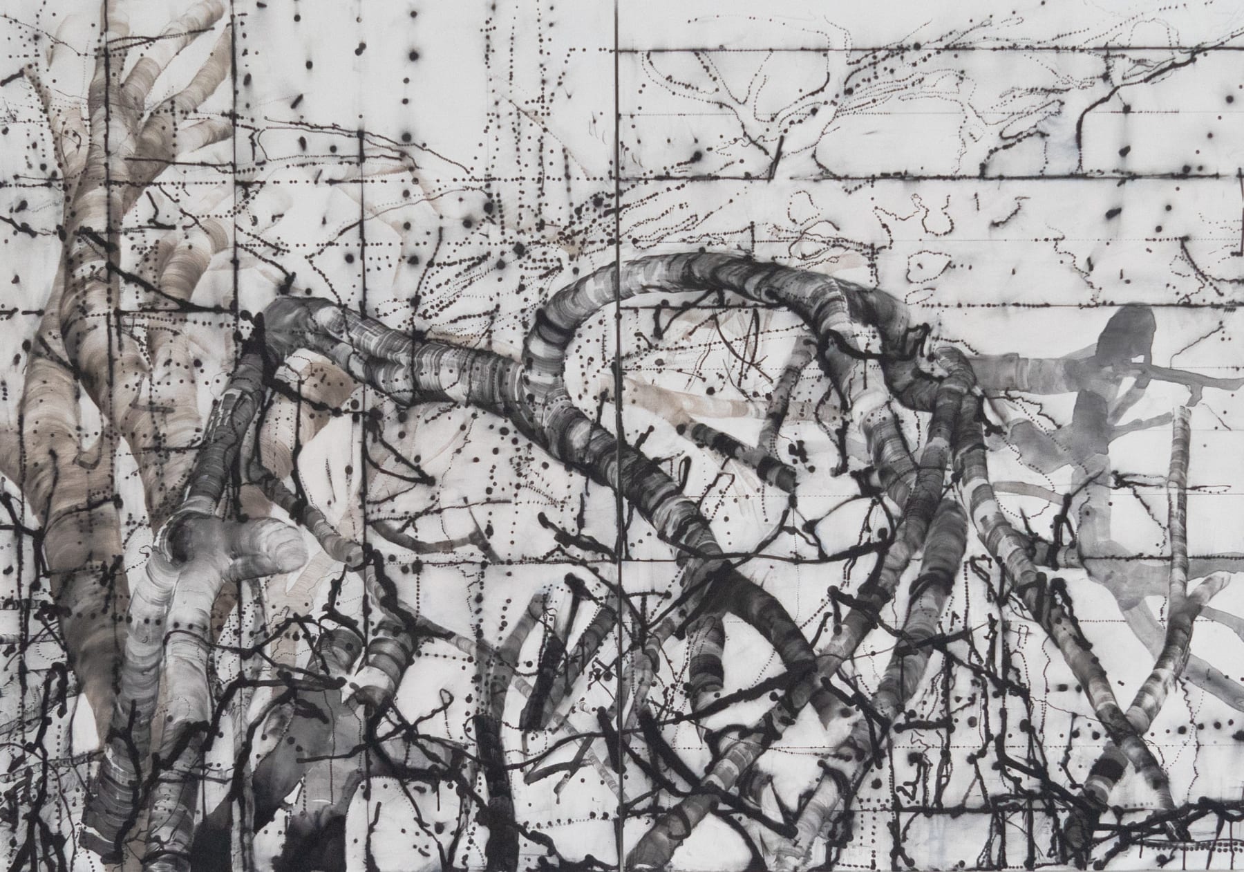 Kim Westcott, Hoysteds Track (diptych), 2022
