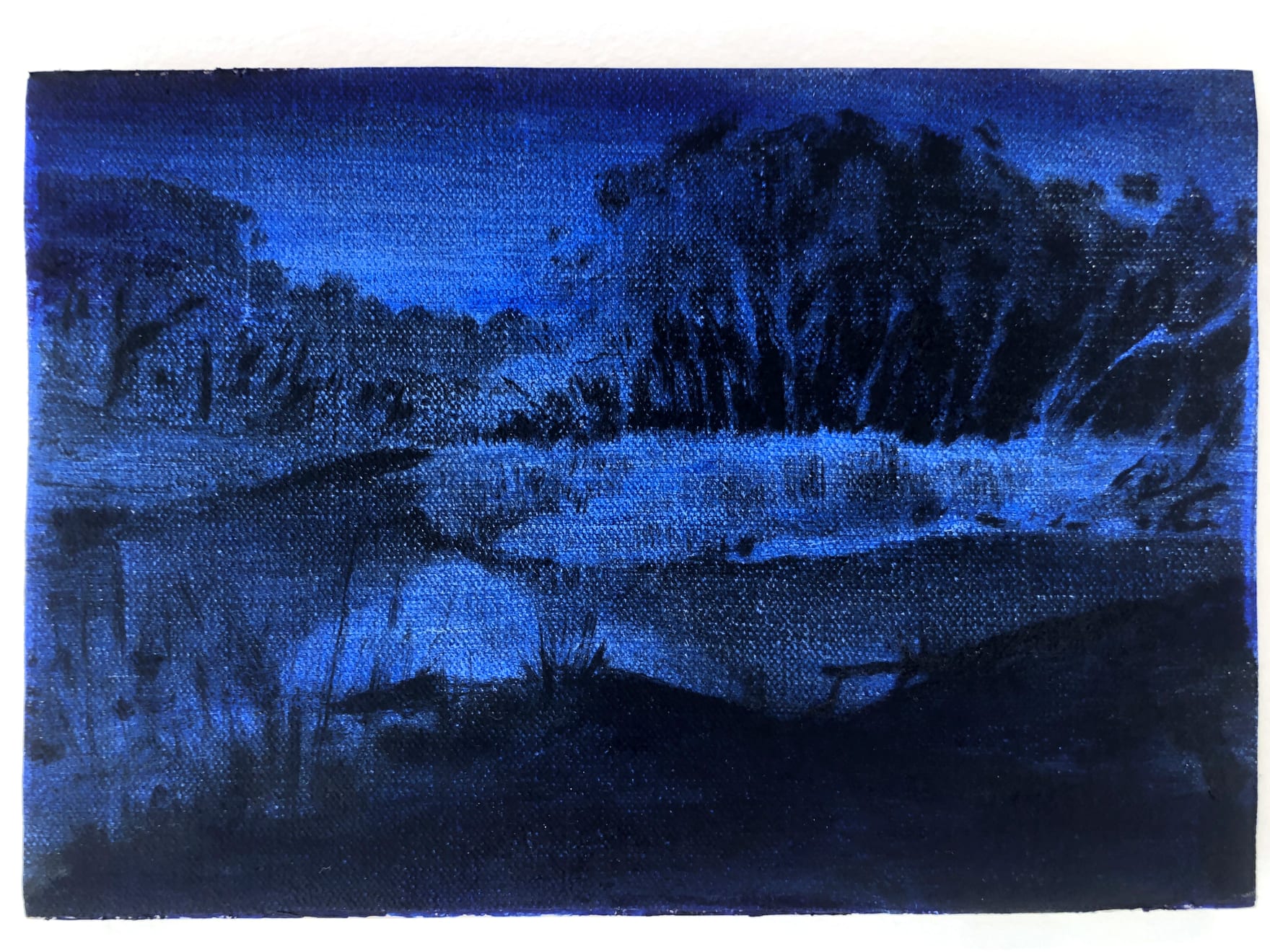 Piers Greville, Study across the river, 2025