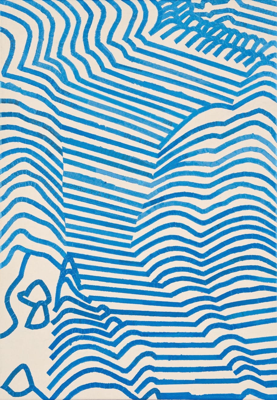 Christophe Stibio, Strata Blue Strata, 2024