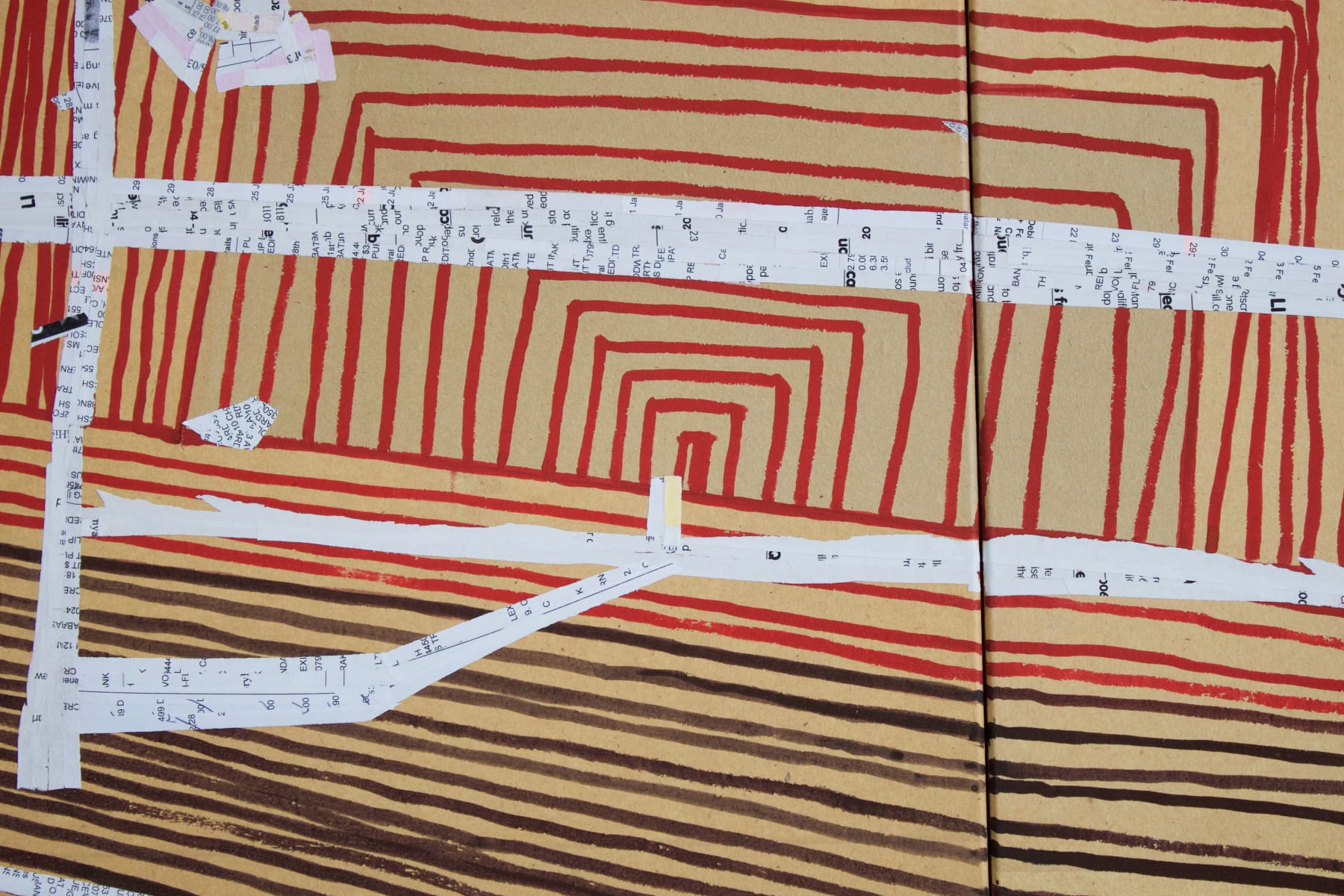 Christophe Stibio, Unfolding Cliffs at Wattamolla (triptych), 2012