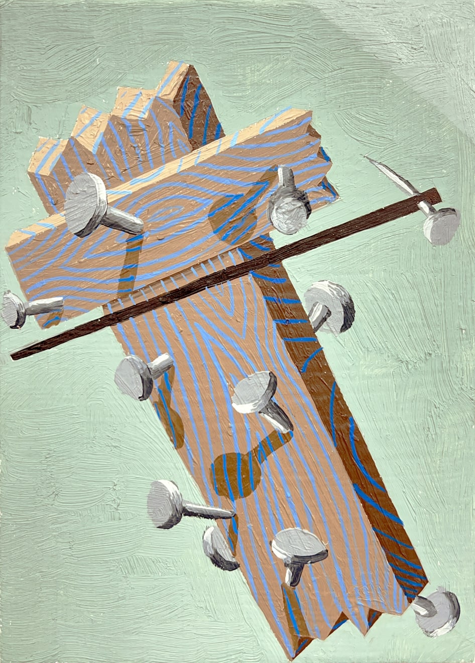 Matthew Couper, Cross in Flight, 2024