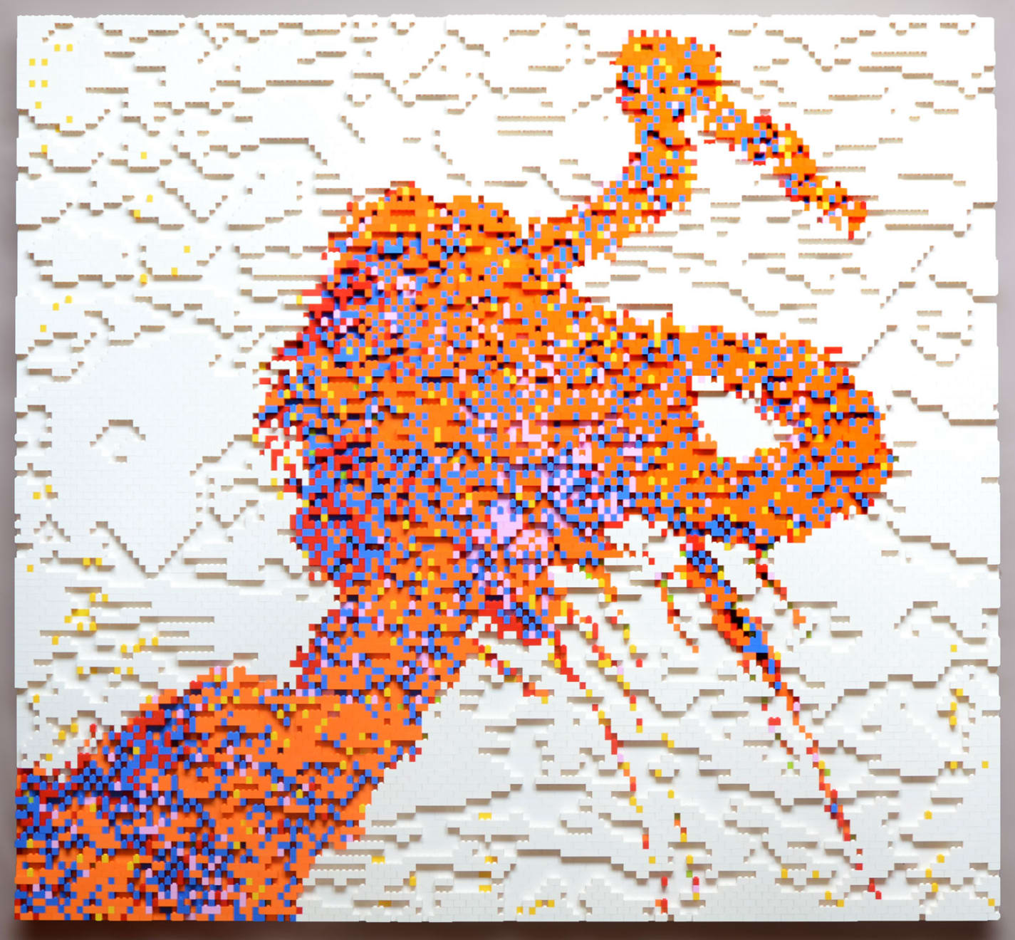 Claire Healy and Sean Cordeiro, T+85 White Ŋ Orange, 2014