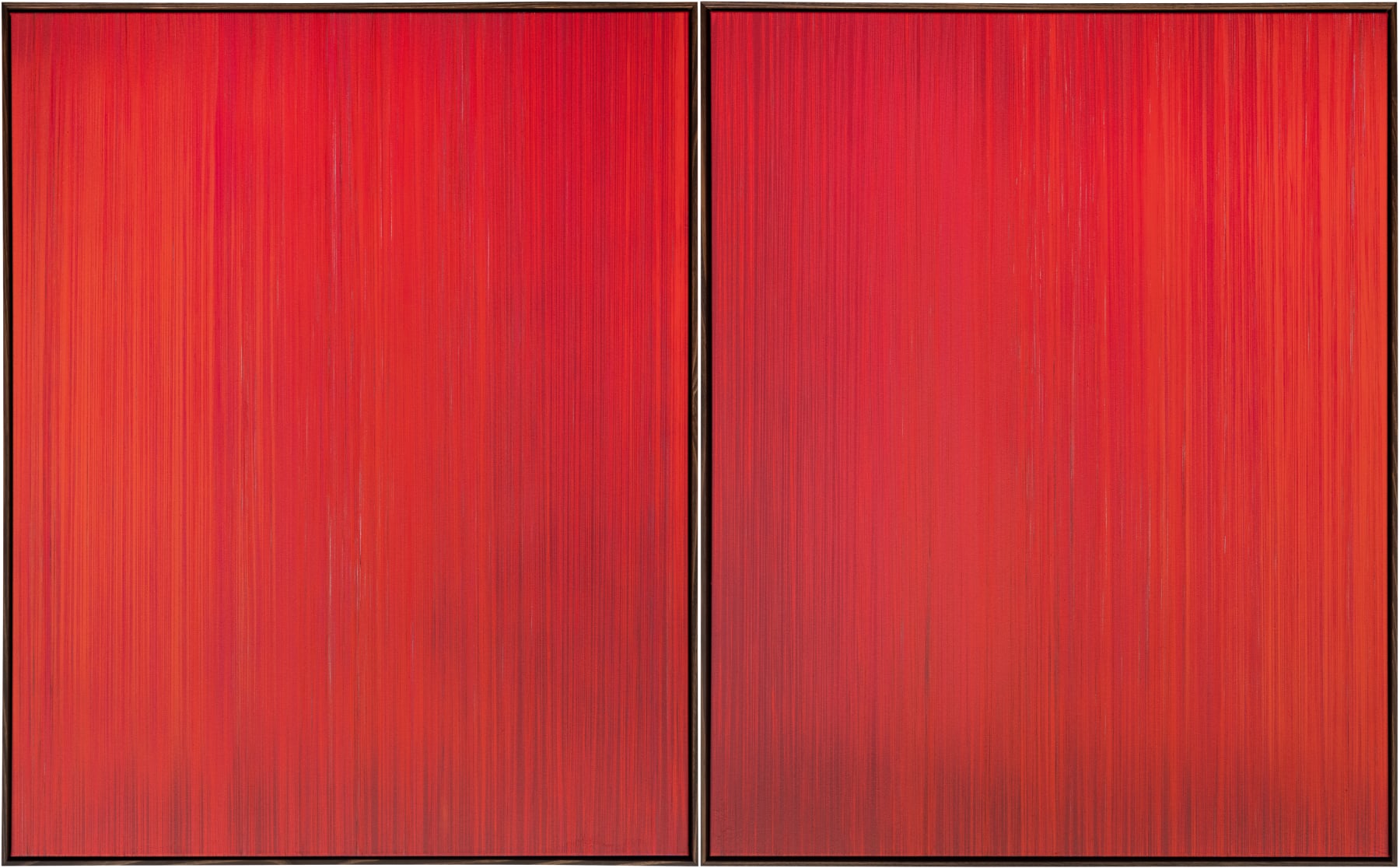 Drez, Red Hum (Diptych), 2021
