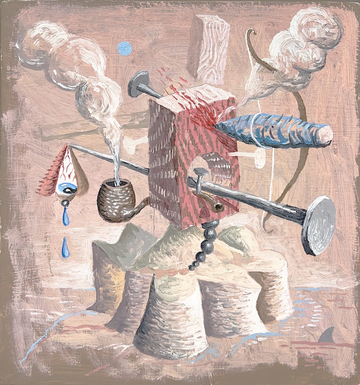 Matthew Couper, Painting for a Sculpture #8, 2023