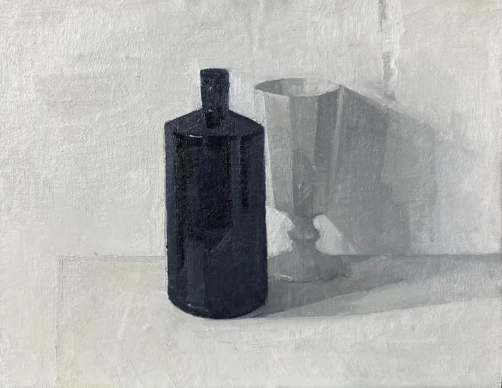 Jason Line, Black on White, 2023