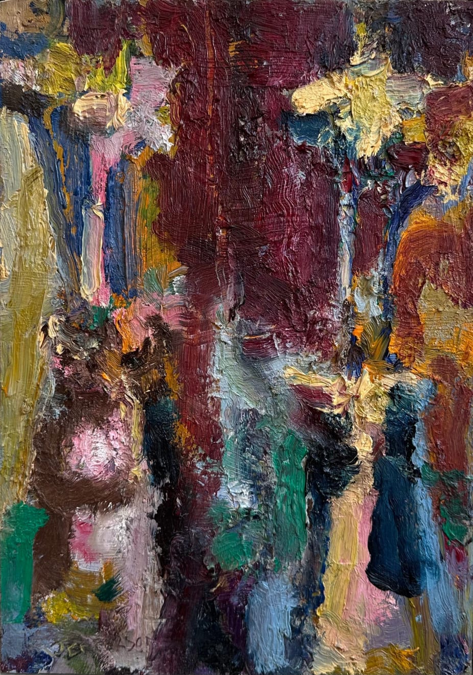 Craig Jefferson, Daffodil and Mirror (Study), 2022