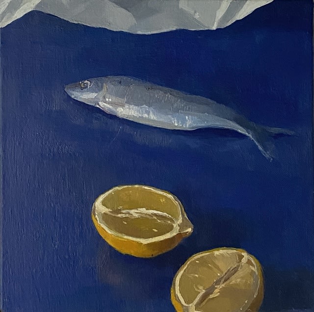 Jason Line, Lemon on Blue 1