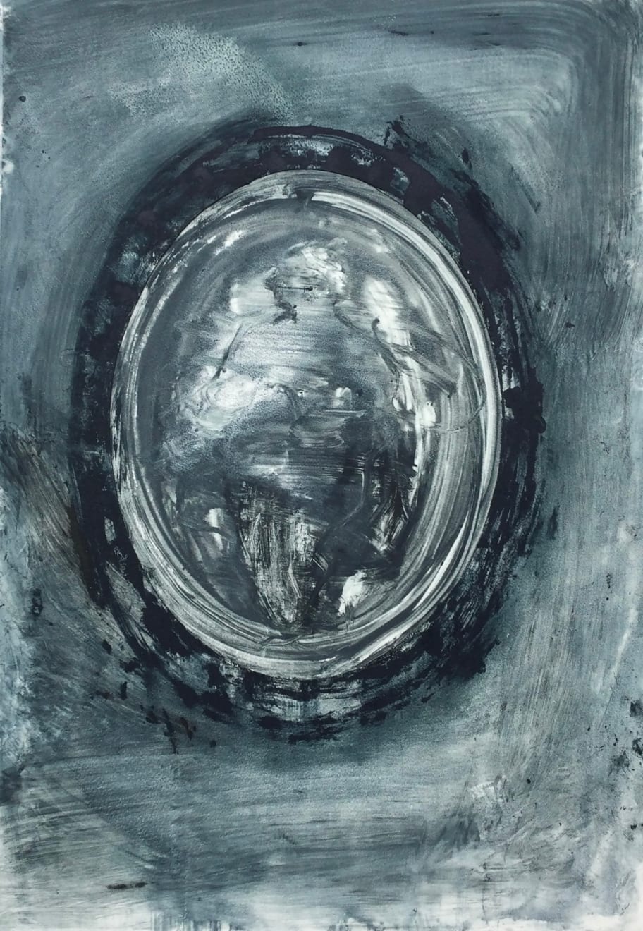 Rae Birch Carter, Interior Scene 21 / Woman Reflecting, 2025